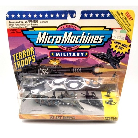 Micro Machines Military #2 SKY BANDITS 1993‎ Galoob FACTORY SEALED NEW